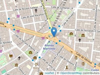 Gabinete Juridico Alonso Martinez - Map