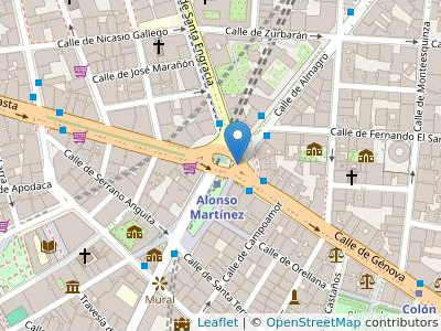 Gabinete Juridico Alonso Martinez - Map